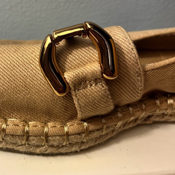 Zara Canvas Tan Colored Loafer w/ Embellishments!! - Picture 10 of 14
